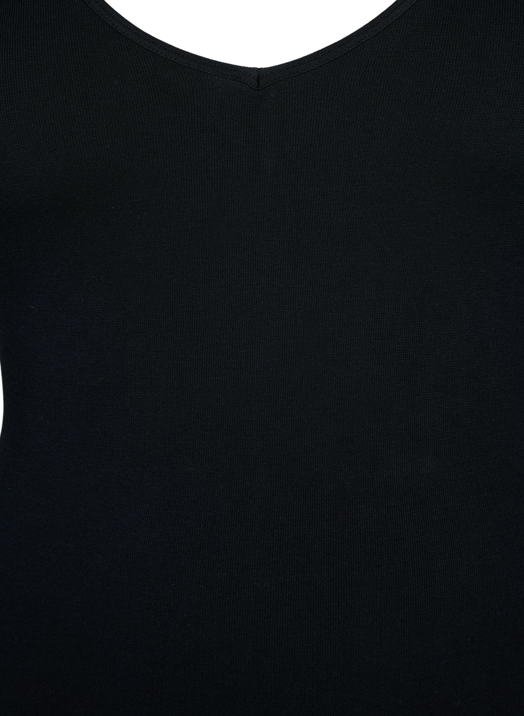 Zizzi Haut sans couture en modal, Black, Packshot image number 2