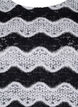 Chemisier en tricot avec un motif de vague, Black Stripe, Packshot image number 2