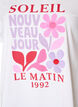 T-shirt en coton avec imprim&eacute;, Blanc, Packshot image number 2
