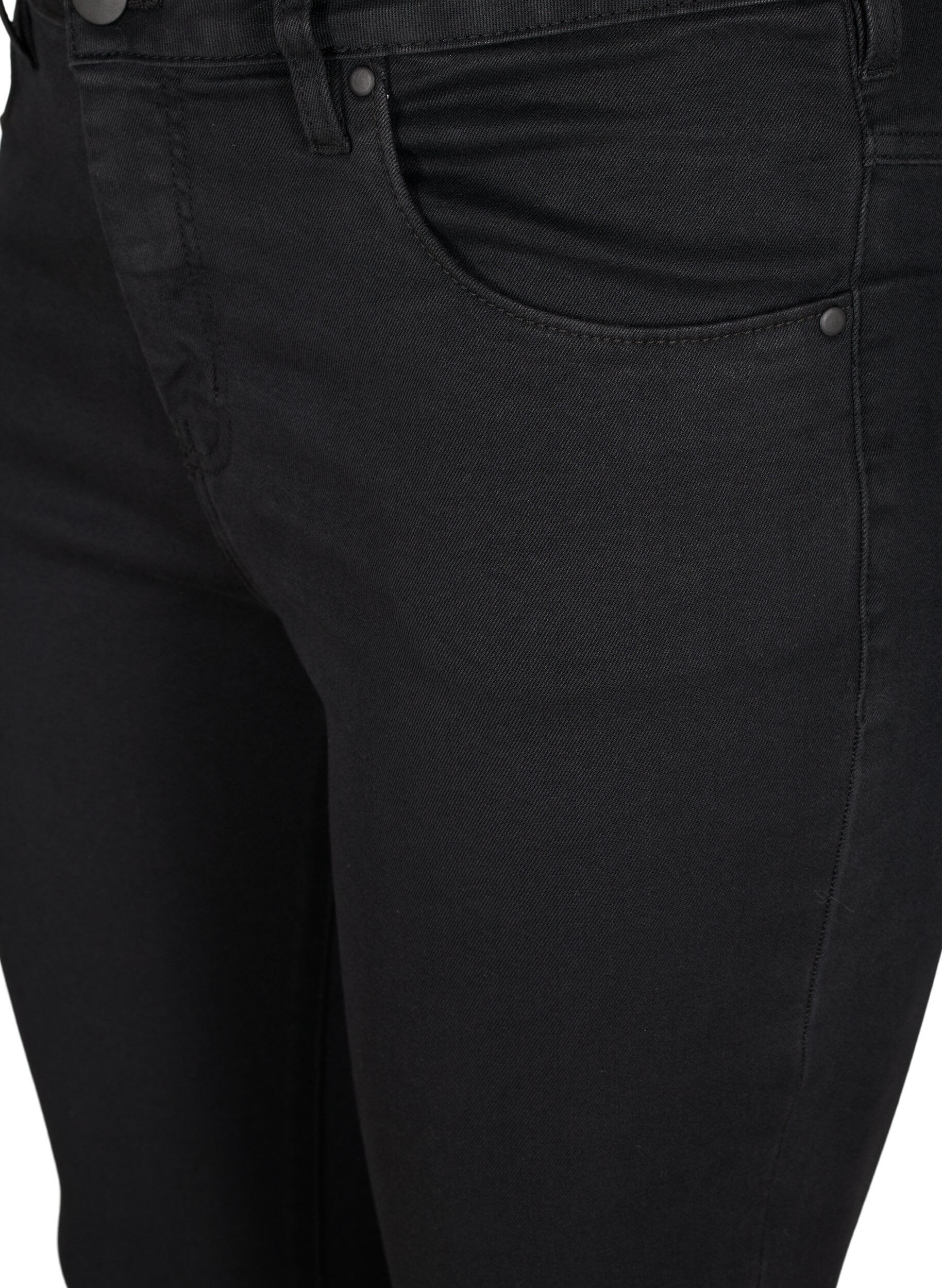 ZizziJean Amy super slim &agrave; taille haute, Black, Packshot image number 2