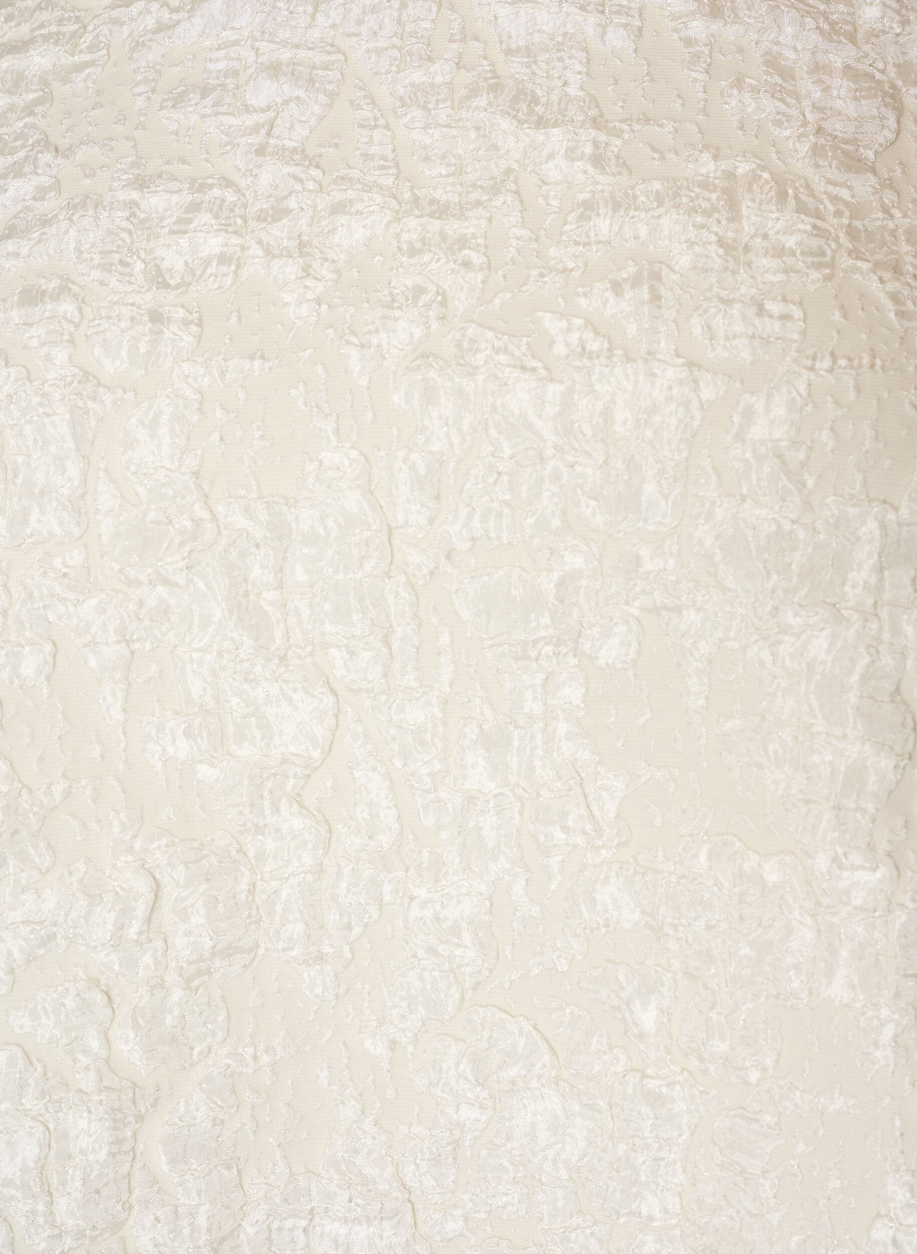ZizziJacquardbluse mit Puff&auml;rmeln und A-Linien-Form, Vanille, Packshot image number 2