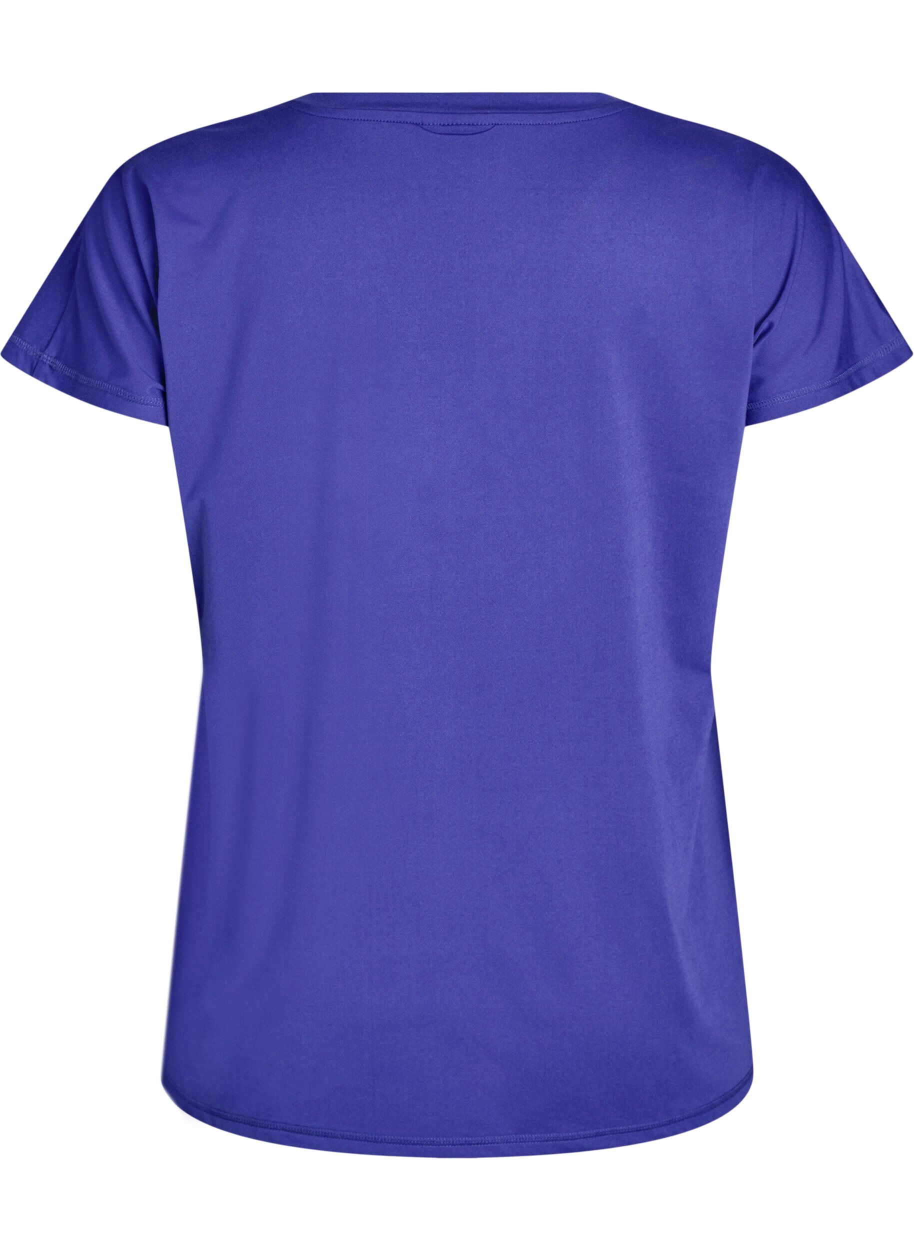 ZizziT-shirt d&rsquo;entra&icirc;nement ample avec col en V, Violet, Packshot image number 1