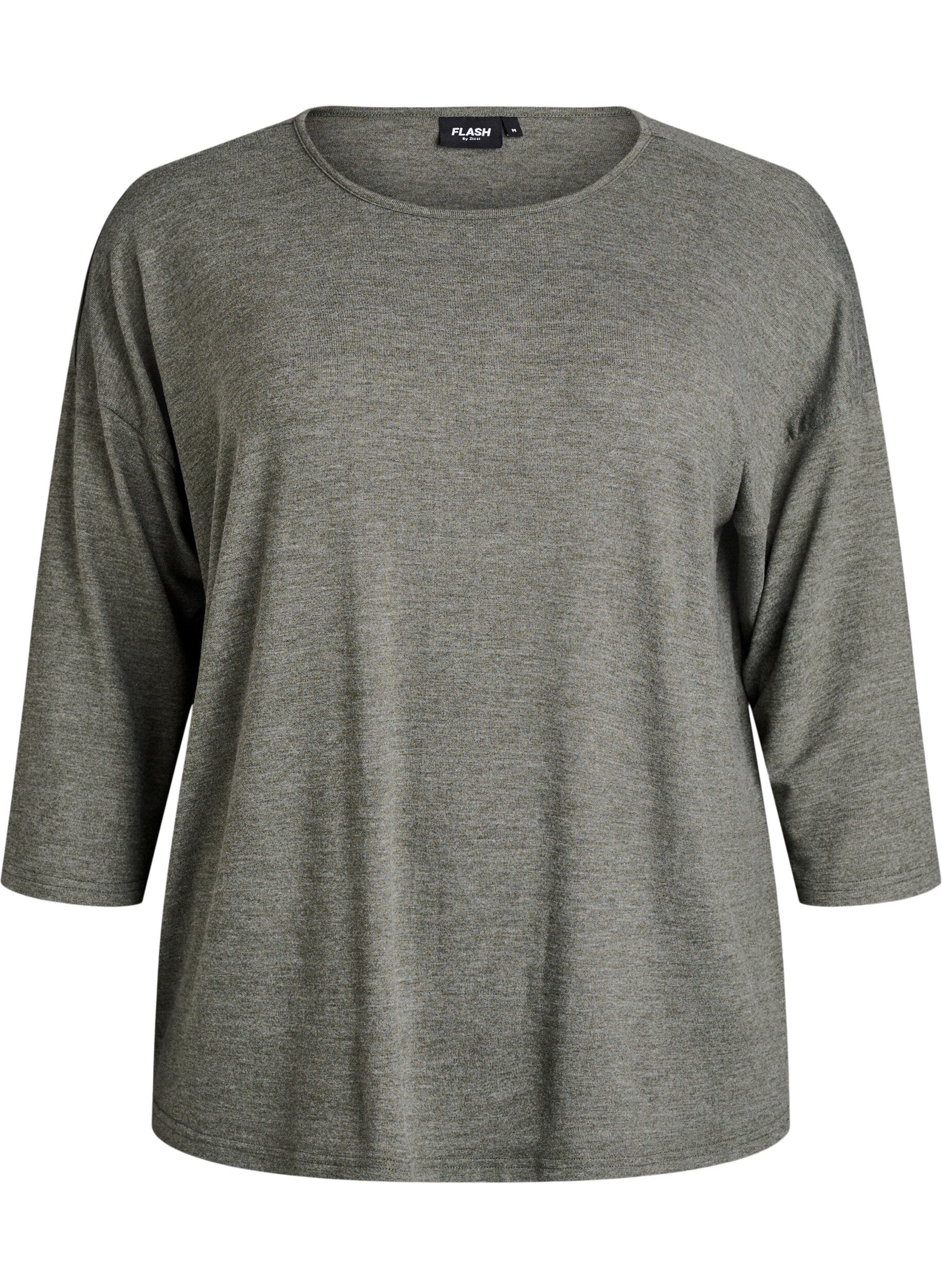 FLASH - Bluse aus Jersey mit 3/4-&Auml;rmeln