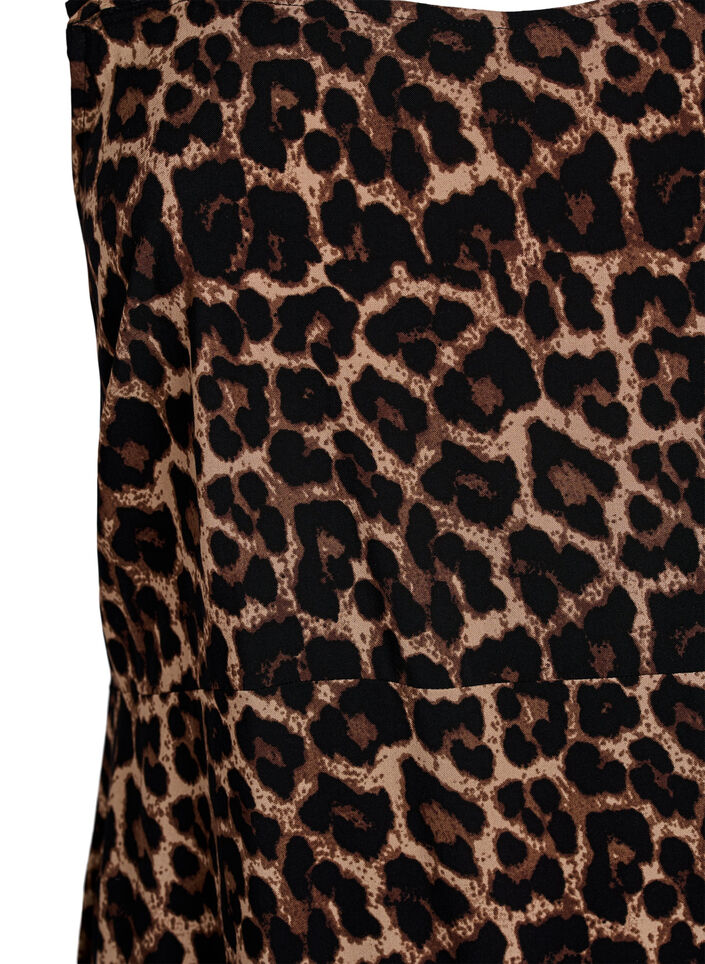 Sommerkleid mit breiten Tr&auml;gern, Braun, Packshot image number 2