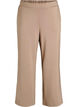 Pantalon d'int&eacute;rieur taille haute &agrave; jambes droites, Beige, Packshot image number 0