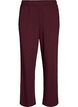 Gepunktete Hose mit hoher Taille und geraden Beinen, Rot, Packshot image number 0