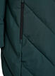 Long manteau d'hiver &agrave; fermeture &agrave; attaches et col en fausse fourrure, Vert fonc&eacute;, Packshot image number 3