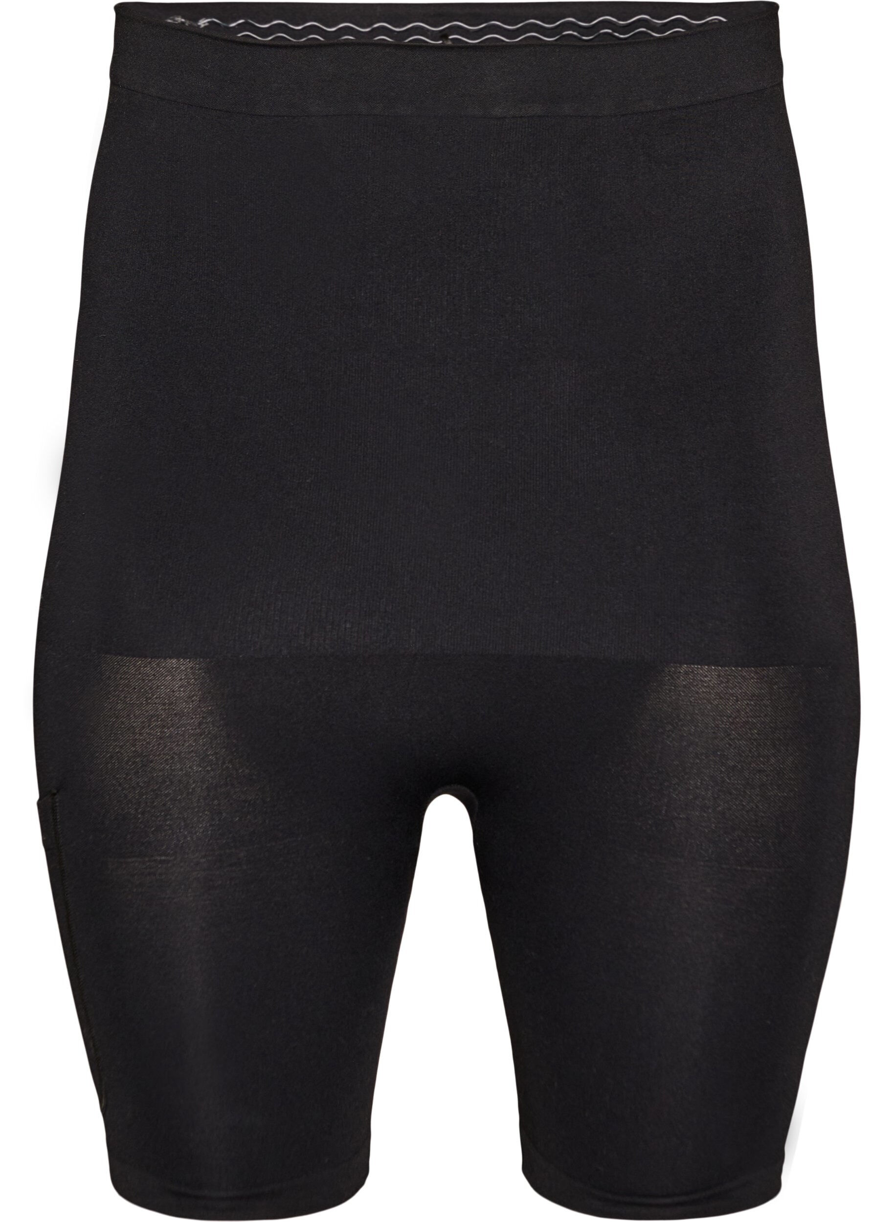 Zizzi Shapewear-Shorts mit mittlerem Halt und hoher Taille, Schwarz, Packshot image number 0