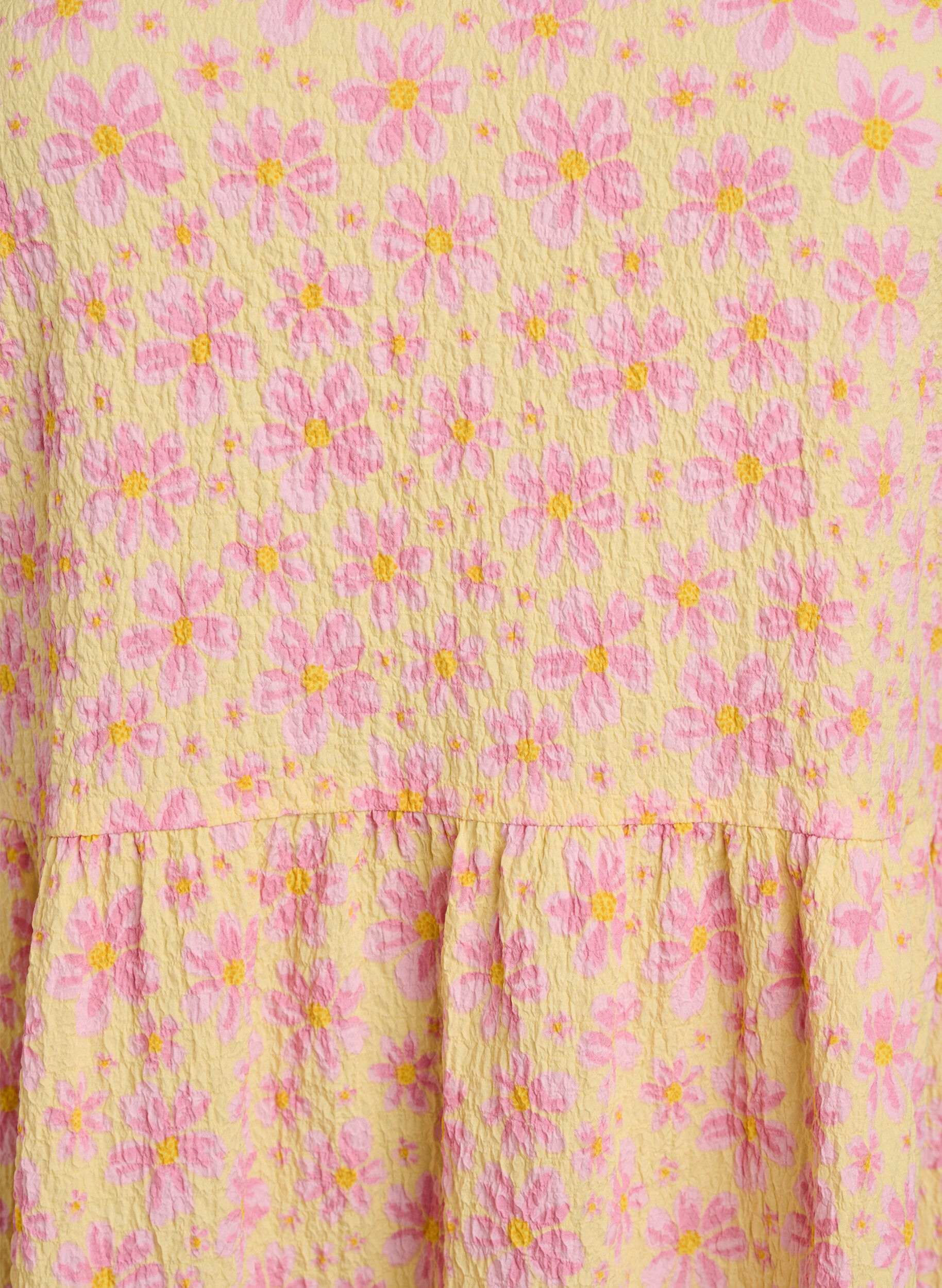 ZizziKurzes A-Linien-Kleid, Gelb, Packshot image number 2