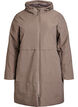 Winterjacke mit verstellbarer Taille, Braun, Packshot image number 0