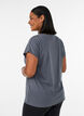 Einfarbiges Trainings-T-Shirt, Grau, Model image number 2