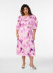 Robes de soir&eacute;e &agrave; manches courtes avec ceinture &agrave; n&oelig;ud, Violet, Model image number 0