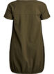 Robe en coton &agrave; manches courtes, Vert fonc&eacute;, Packshot image number 1