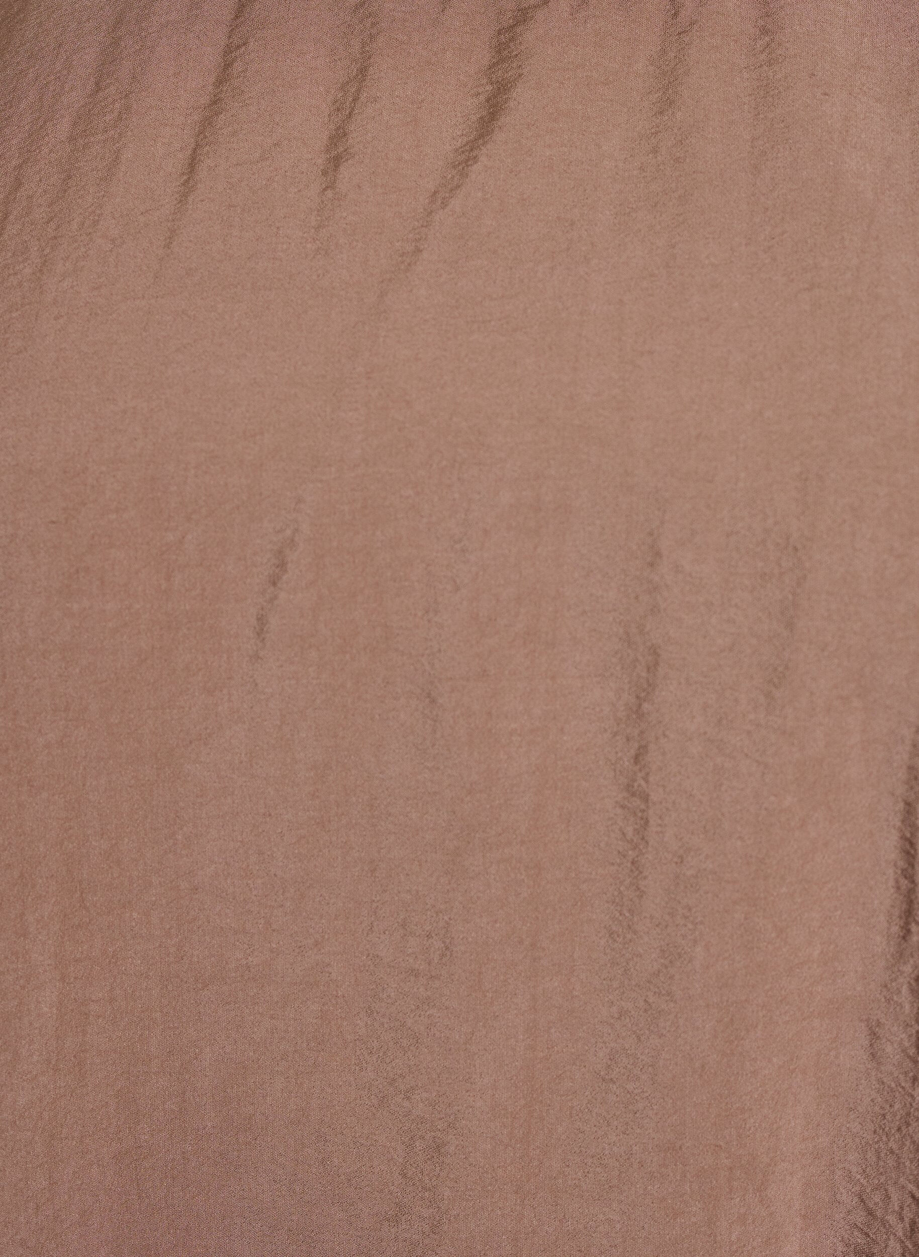 Zizzi Knielanges Ballonkleid mit Taschen, Braun, Packshot image number 2