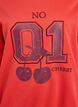 Sweatshirt avec motif &agrave; l'avant, Rouge, Packshot image number 2