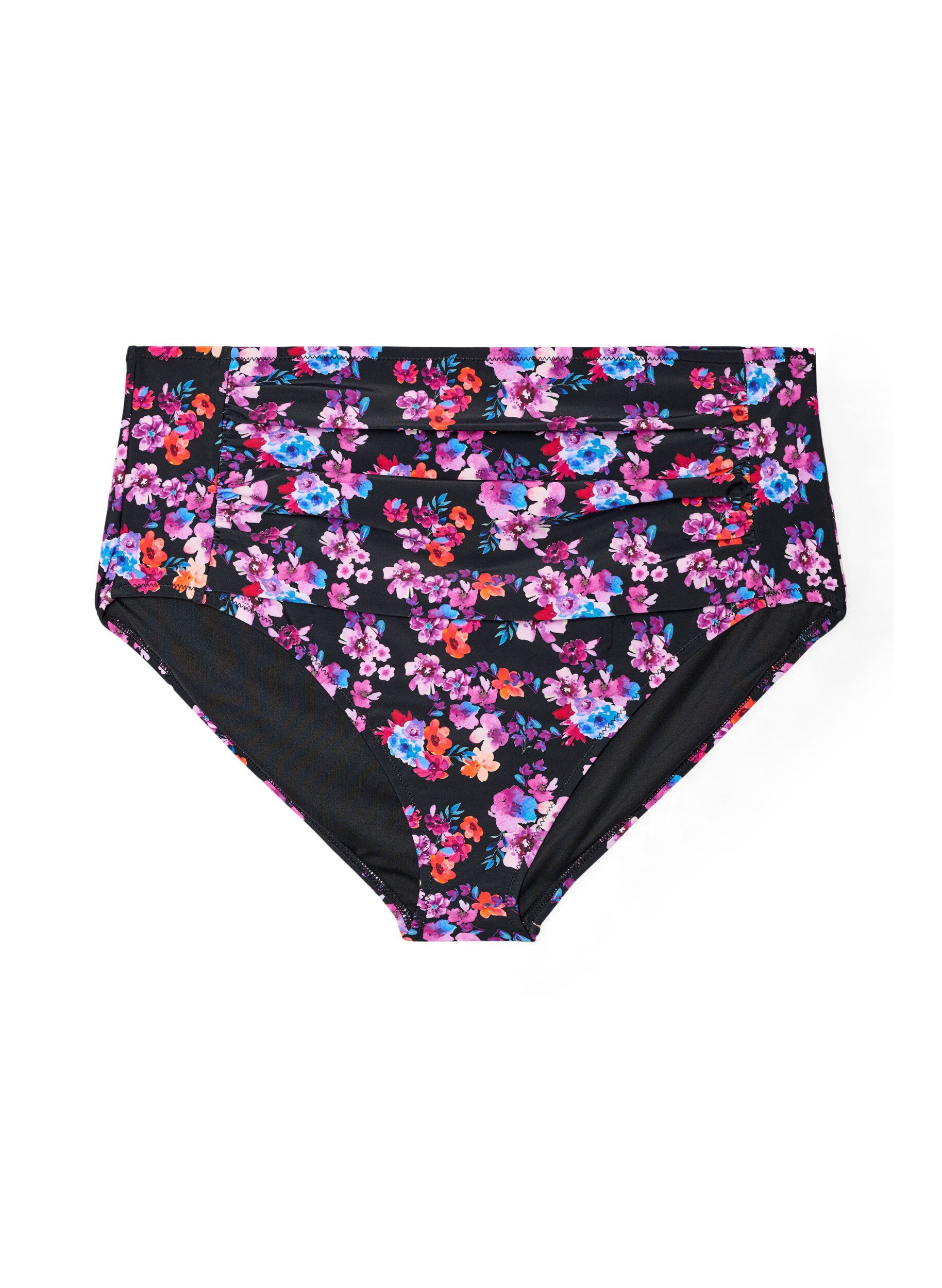 Culotte de bikini taille haute &agrave; motif