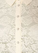 Chemise en dentelle avec boutons nacr&eacute;s, Vanille, Packshot image number 2