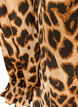 Robe &agrave; imprim&eacute; l&eacute;opard avec volants, Marron, Packshot image number 4