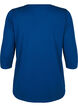 Trainingsshirt mit 3/4-Ärmeln, Blau, Packshot image number 1