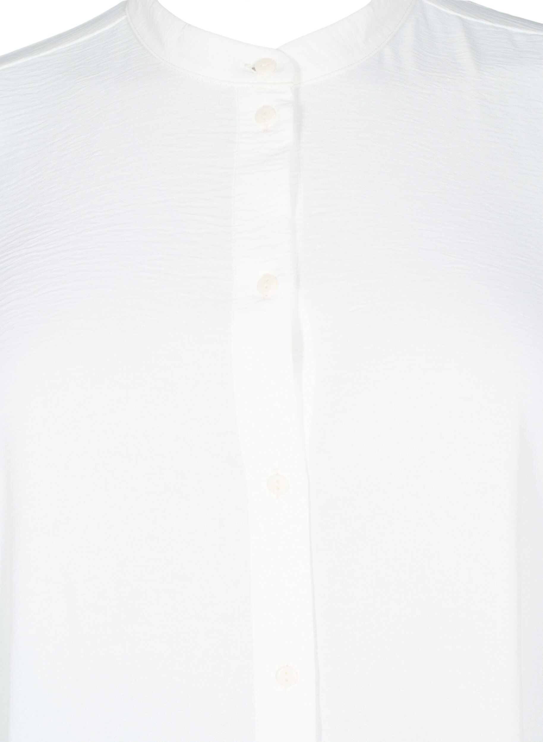 Zizzi Tunique avec manches 3/4, Vanille, Packshot image number 2