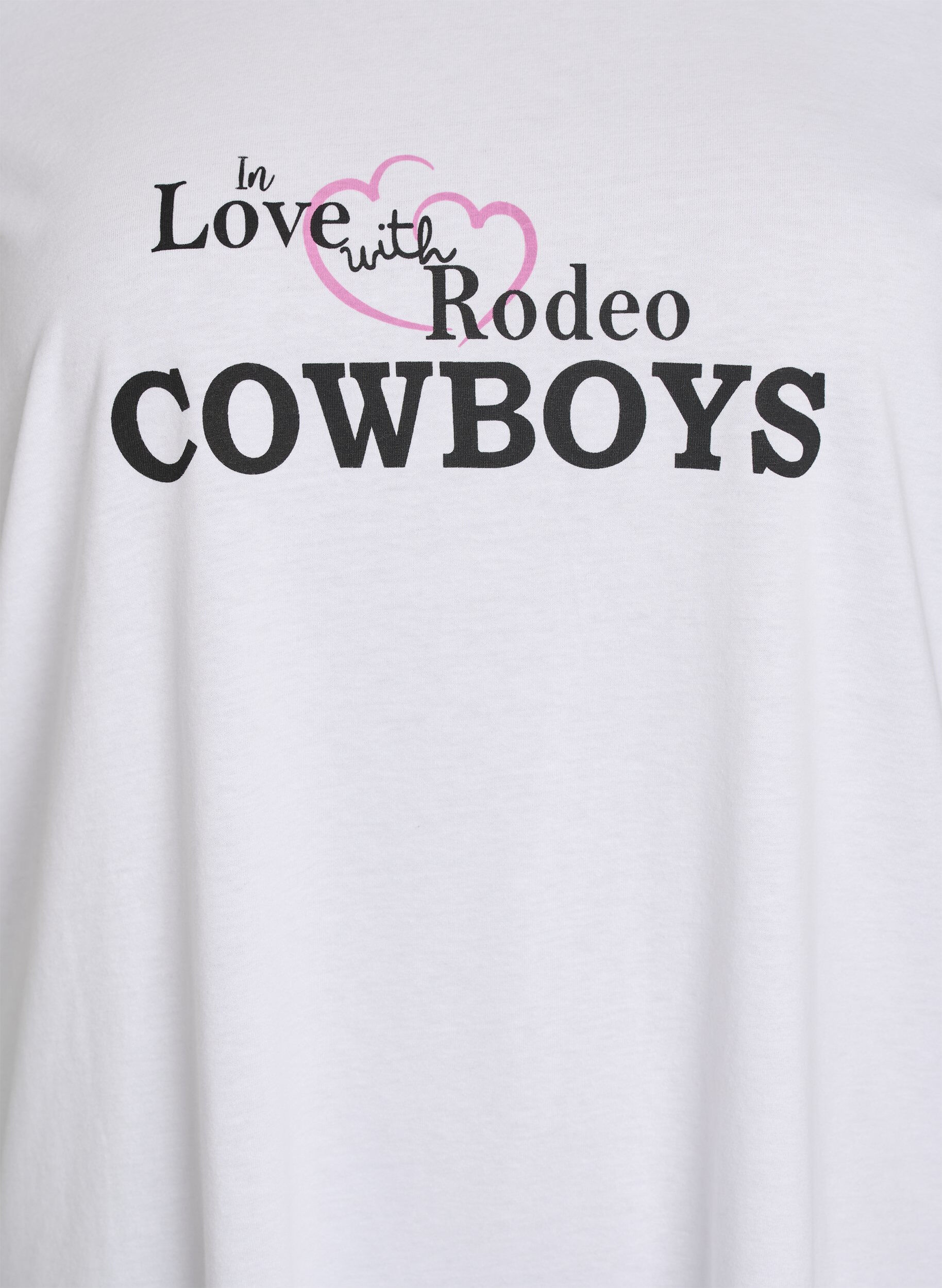 Zizzi FLASH - T-Shirt mit Print., Wei&szlig;, Packshot image number 2