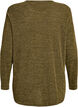 Lang&auml;rmelige Bluse mit Struktur, Gr&uuml;n, Packshot image number 1