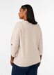 Chemisier en jersey avec des c&oelig;urs et manches 3/4, Beige, Model image number 2
