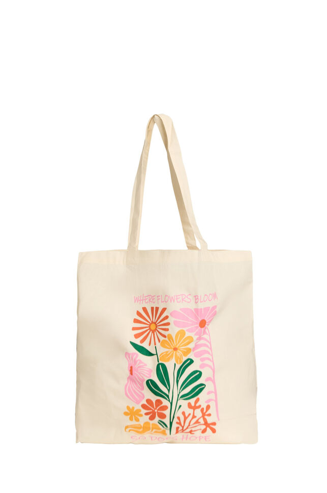 Tote Bag mit Print, Pink, Packshot image number 0