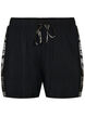 Pyjamashorts aus Modal mit Kontrastband, Schwarz, Packshot image number 0
