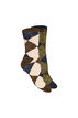Lot de 2 paires de chaussettes &agrave; motif arlequin, Marron, Packshot image number 1
