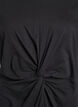 Kleid aus Baumwolle mit Twist-Detail, Schwarz, Packshot image number 2