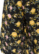 Gemusterte Bluse aus Viskose mit 3/4-&Auml;rmeln, Schwarz, Packshot image number 3