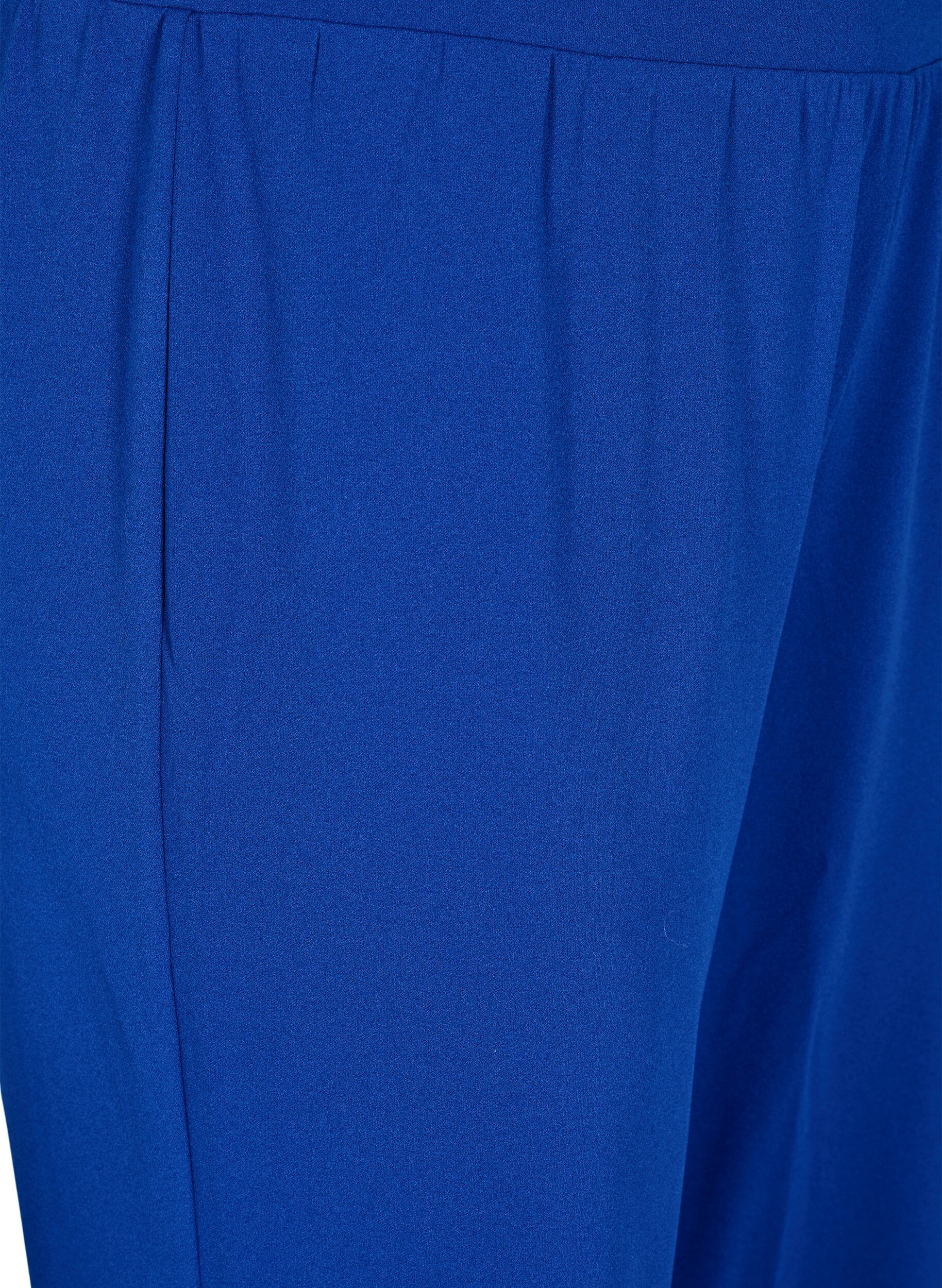 Zizzi FLASH - Pantalon &agrave; coupe droite, Bleu, Packshot image number 2