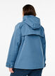 Kurze Frühlingsjacke mit abnehmbarer Kapuze, Blau, Model image number 2