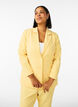 Klassischer Blazer mit Knopfverschluss, Gelb, Model image number 0