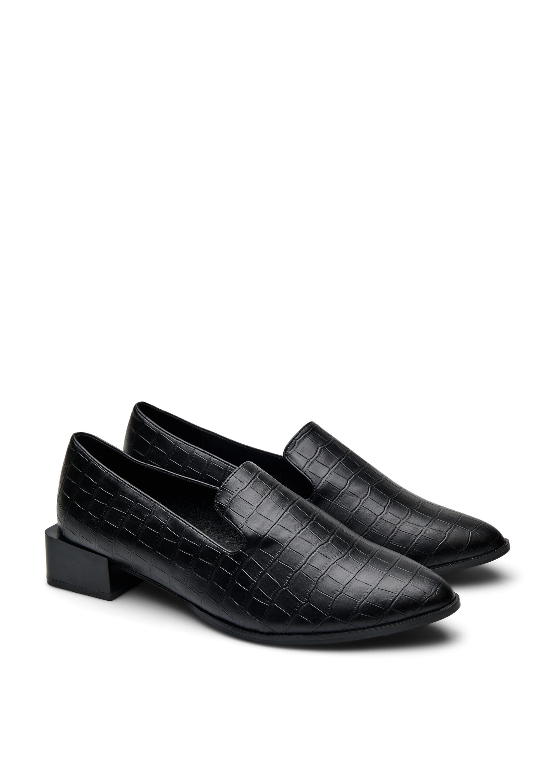 Zizzi Extra-Weite - Loafer mit Glitzer, Schwarz, Packshot image number 1