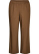 Hose mit Glitzer und weitem Bein, Braun, Packshot image number 0