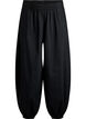 Pantalon ballon avec poches et ceinture &eacute;lastique, Noir, Packshot image number 0