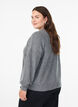 Cardigan en tricot c&ocirc;tel&eacute; avec boutons, Gris, Model image number 2
