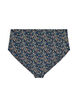 Bikini-Slip mit Print und hoher Taille, Gr&uuml;n, Packshot image number 1