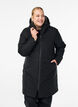 Winterjacke mit verstellbarer Taille, Schwarz, Model image number 0