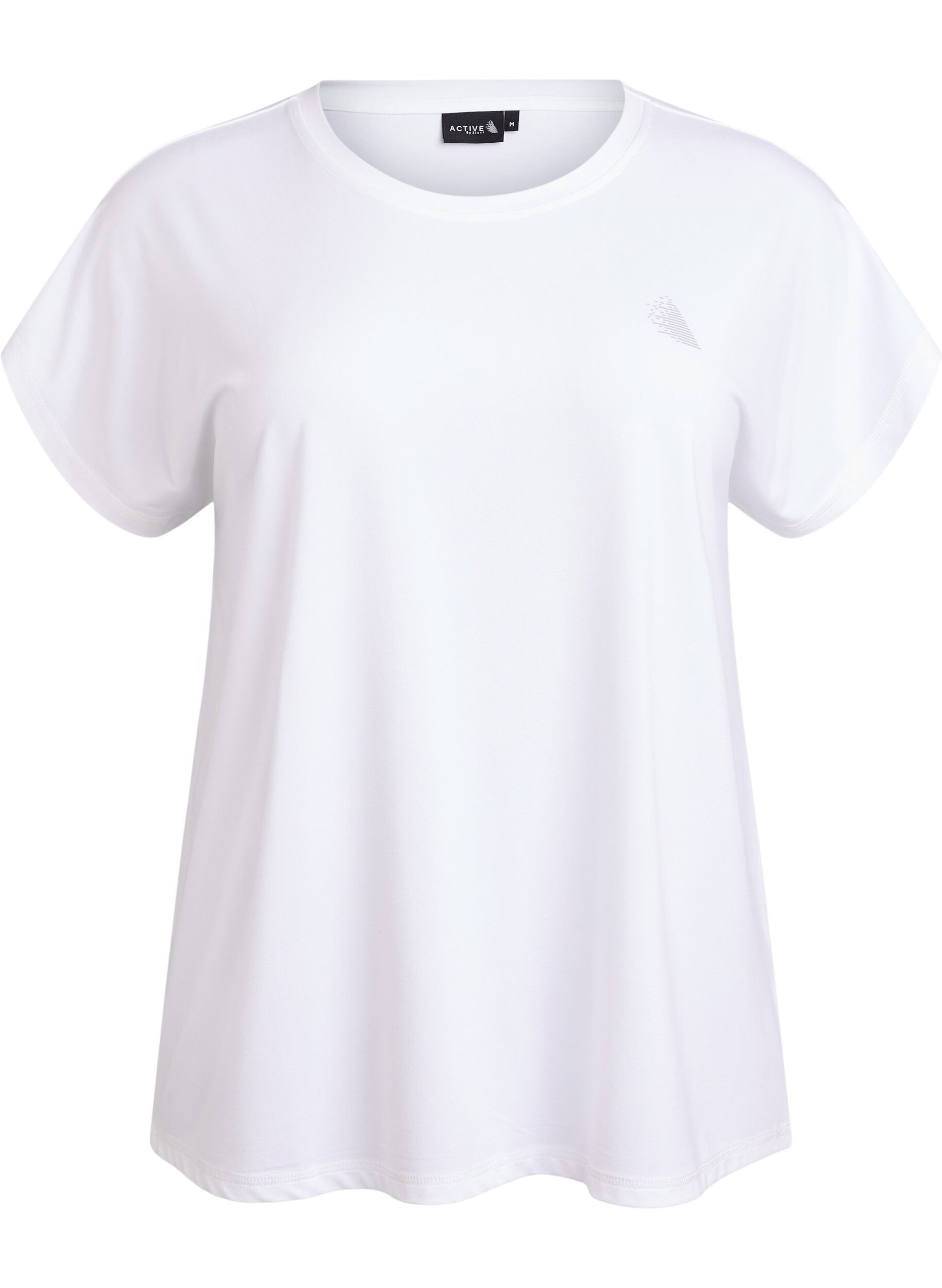 Einfarbiges Trainings-T-Shirt