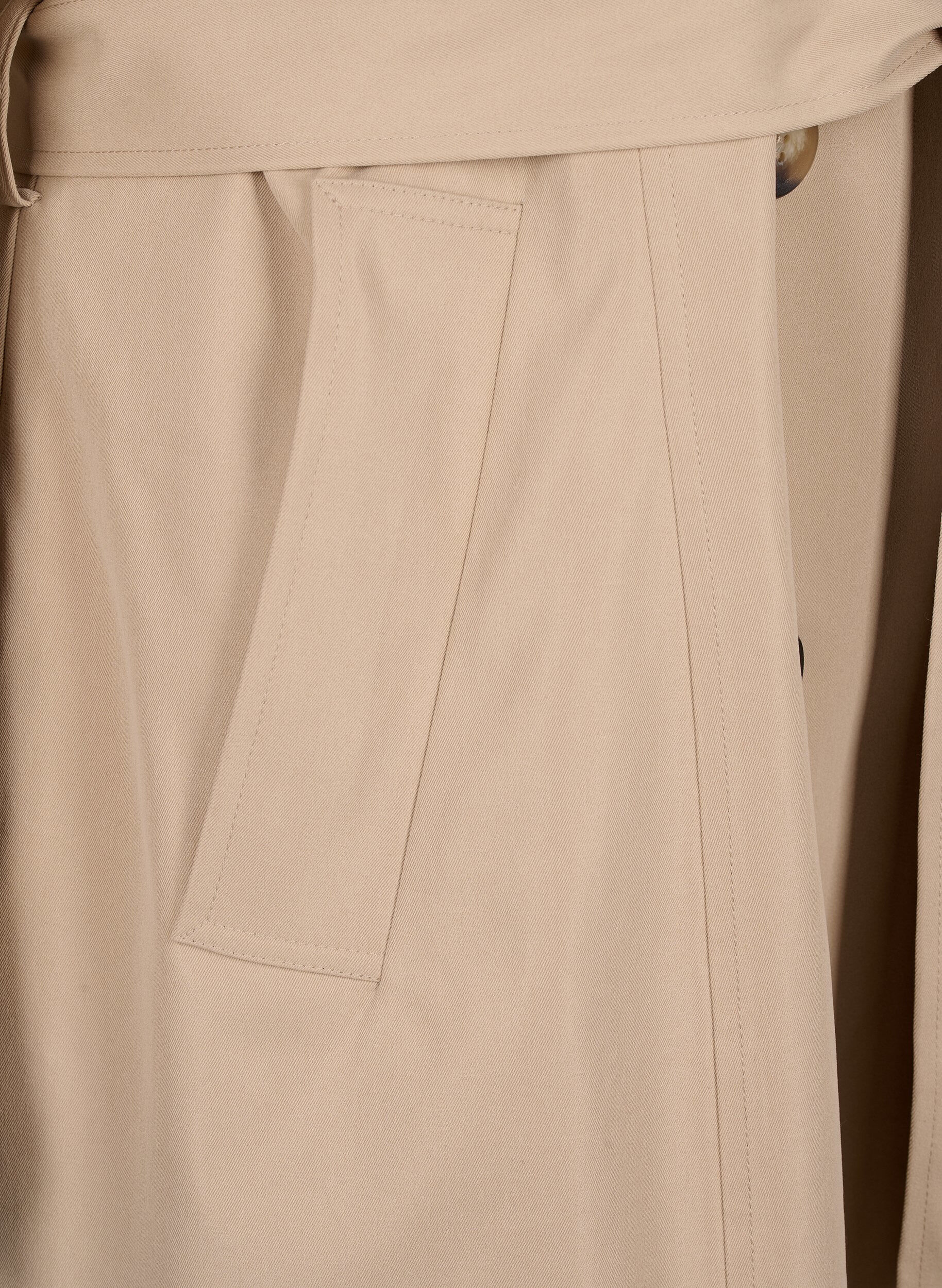 Zizzi Trenchcoat mit Taschen und G&uuml;rtel, Nomad, Packshot image number 3