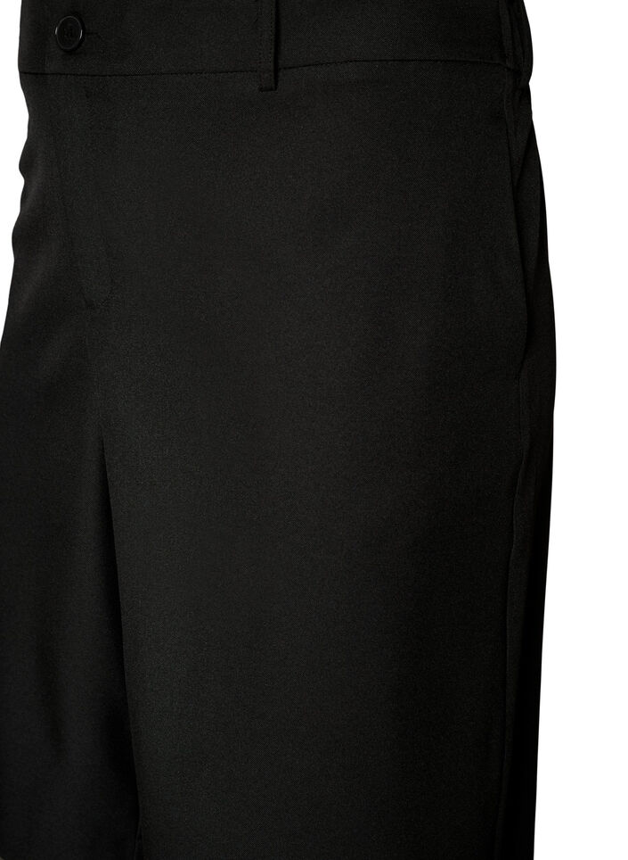 Short bermuda ample &agrave; taille haute, Noir, Packshot image number 2