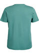 T-shirt basique en coton &agrave; col rond, Vert, Packshot image number 1