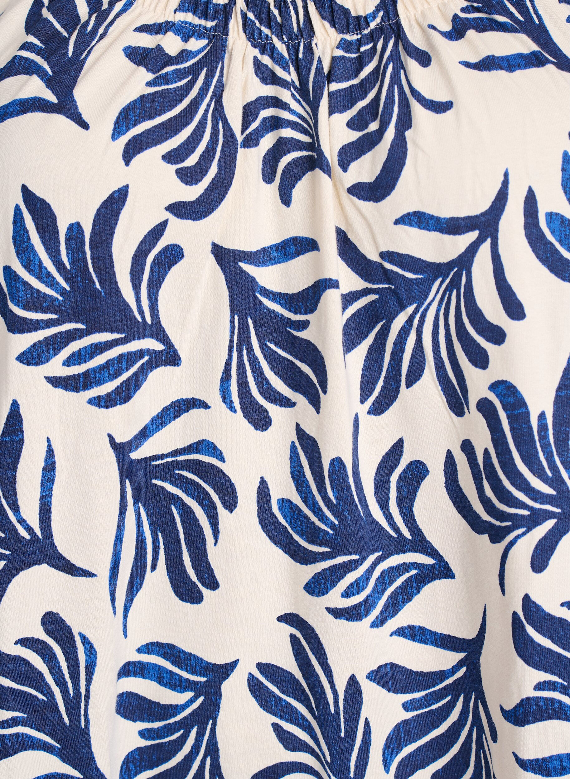 Zizzi Robe &agrave; bretelles midi en coton bio, Blanc, Packshot image number 2