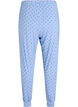 Pantalon de nuit taille haute en modal, Bleu, Packshot image number 1