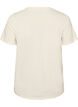 T-shirt en coton avec imprim&eacute;, Vanille, Packshot image number 1