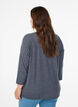 Bluse aus Jersey mit 3/4-&Auml;rmeln, Grau, Model image number 2