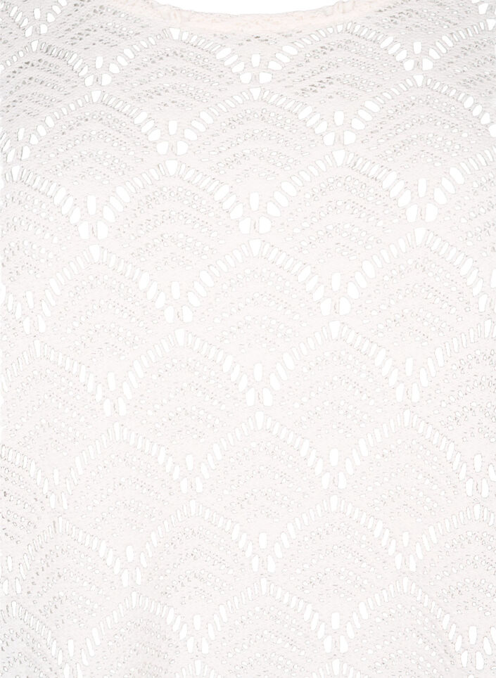 Crochet Bluse mit 3/4 Pins, Sandshell, Packshot image number 2